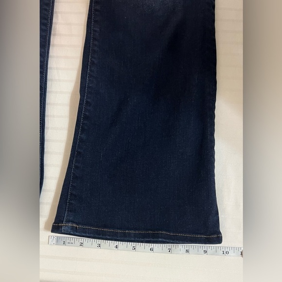 Mavi Marcia Mid-Rise Classic Bootcut Jeans Dark Wash Size 31 Tall Long - Picture 14 of 14
